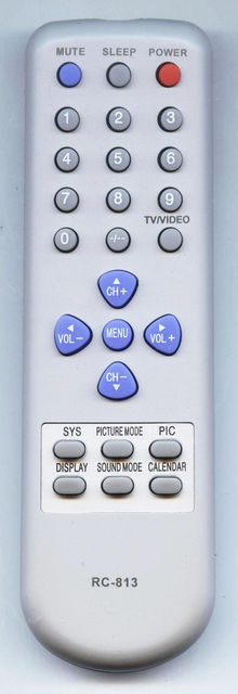 Пульт ДУ Shivaki RC-813 (STV-2973, STV-1439,  STV-1469, STV-1489,  STV-1599, STV-2196))