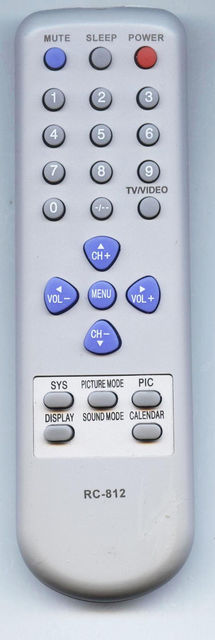 Пульт ДУ Shivaki RC-812 (STV-1449, STV-2175, STV-2179, STV-2196)